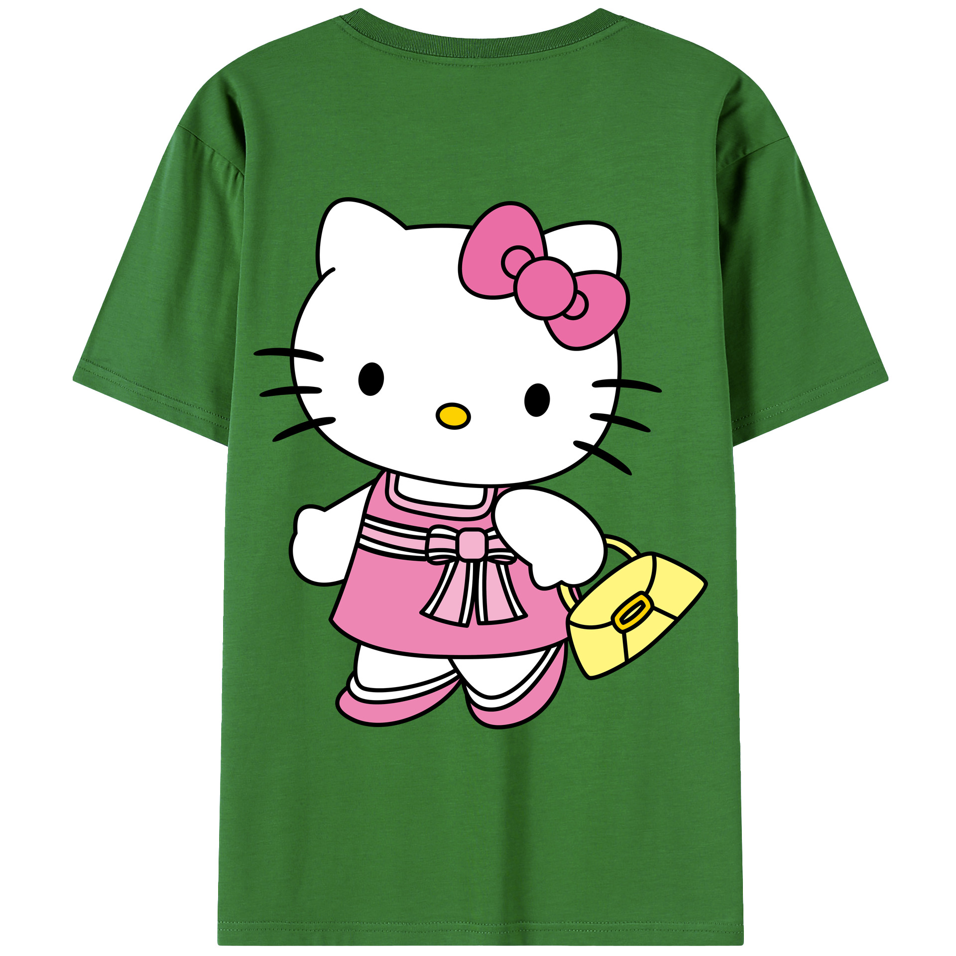 （画像用） Hello Kitty ハローキティ レディース半袖Tシャツ(バックプリント)